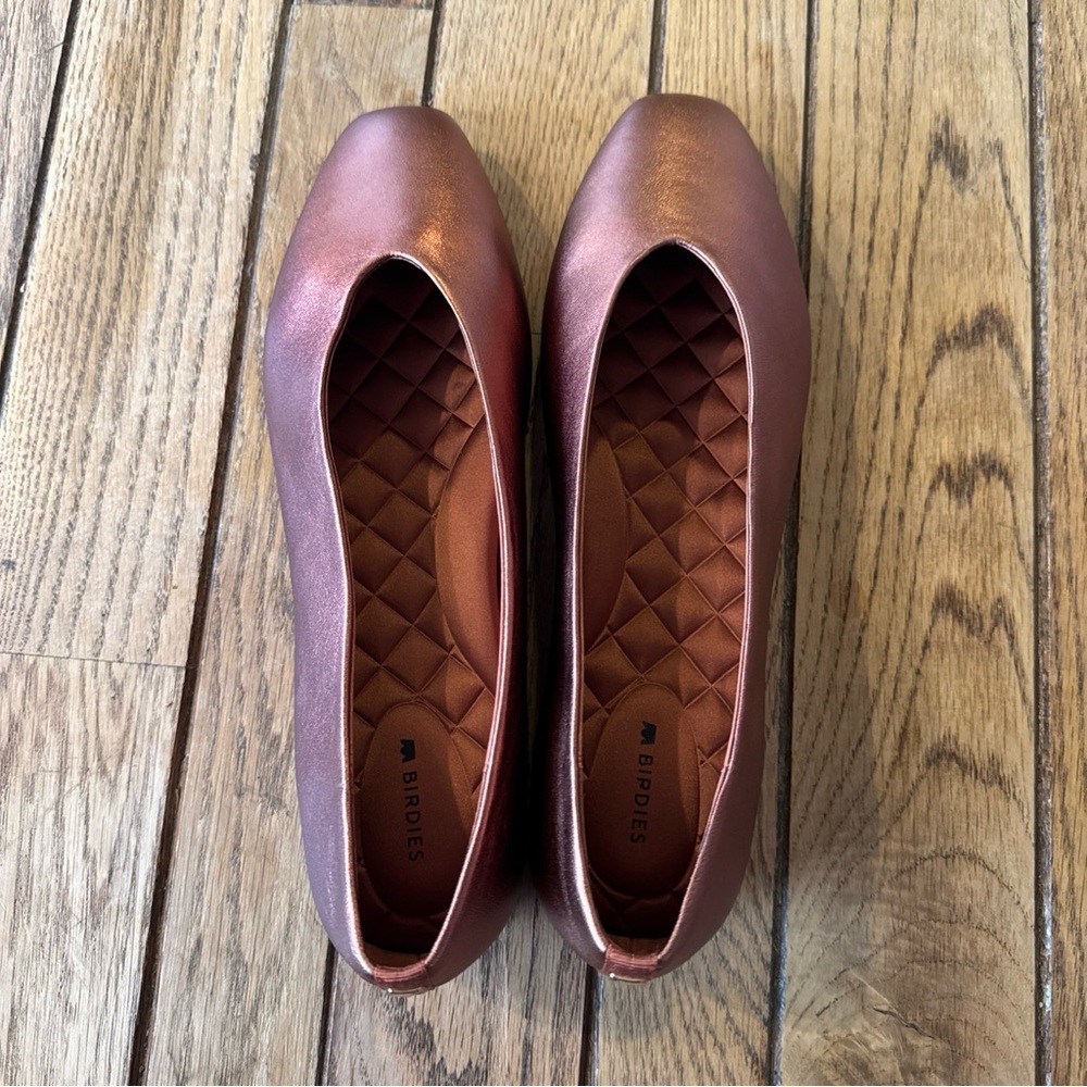 Birdies The Crane Cooper Leather Flats size 10